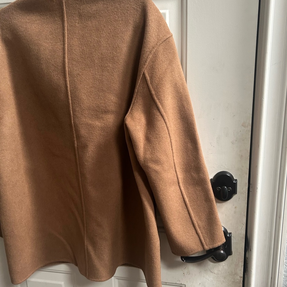 New Alex Mill Camel Sophia Coat in Wool Women’s Jacket Sz M - Picture 14 of 16